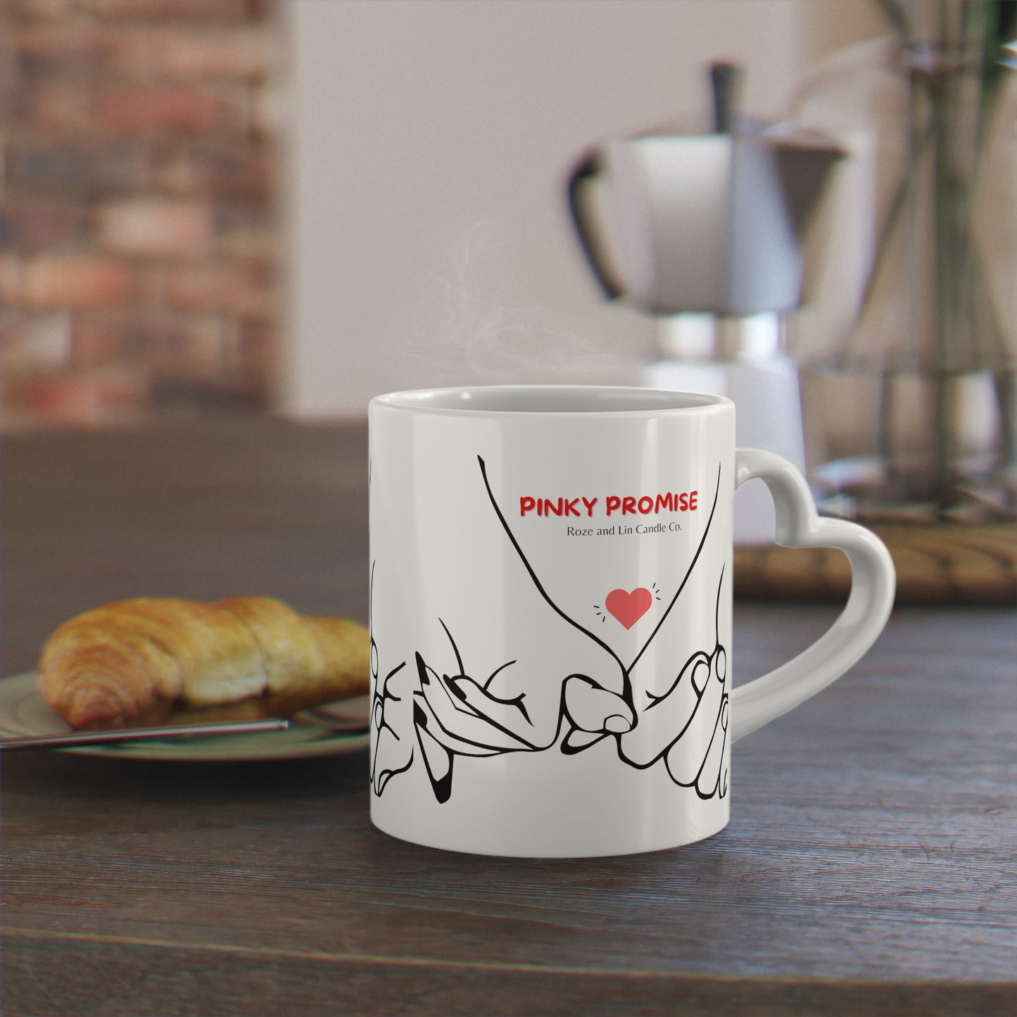 Heart-Shaped Mug