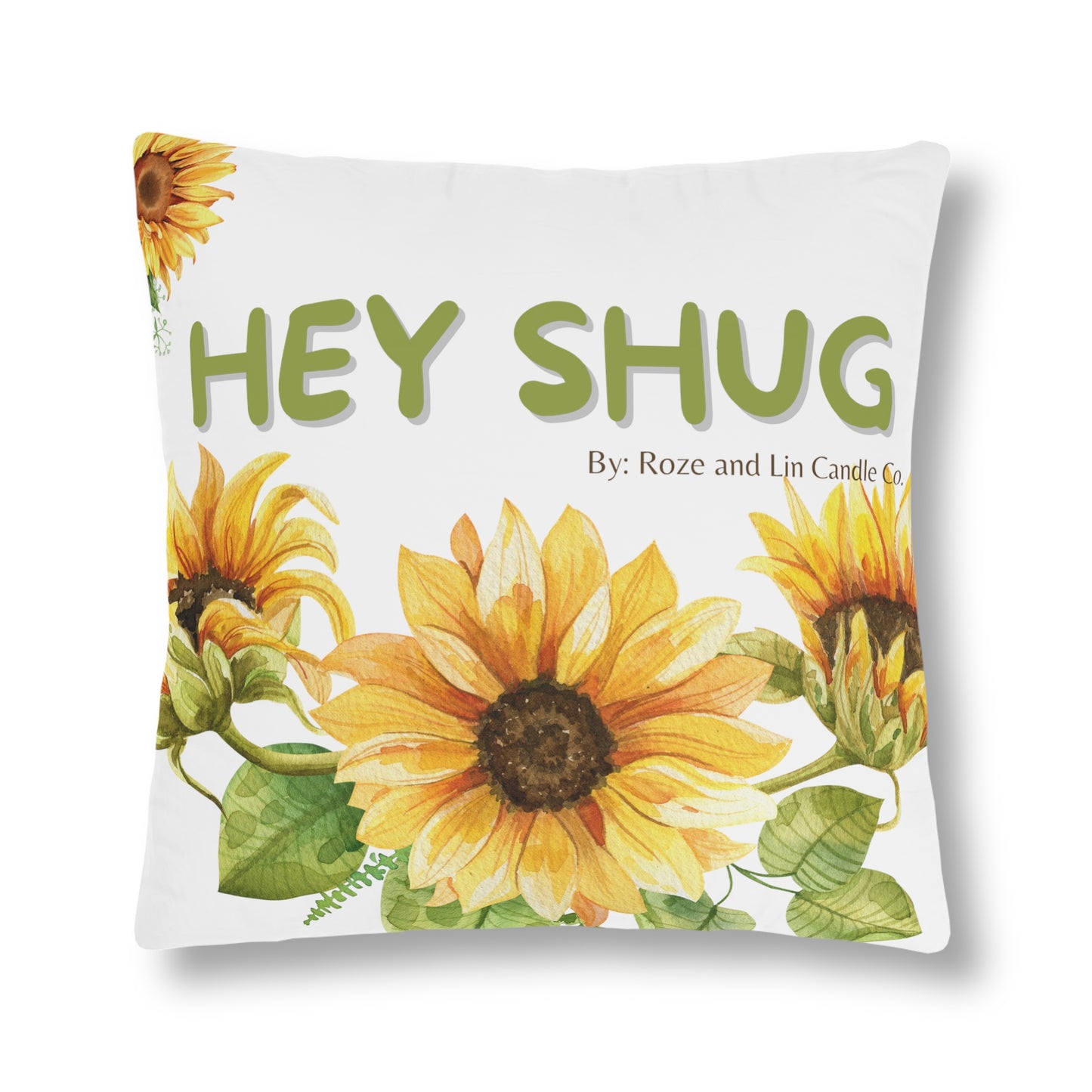 "Hey Shug" Waterproof Pillows