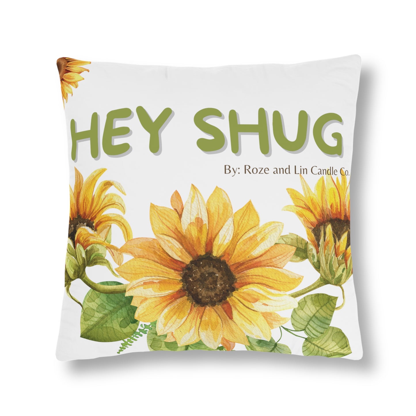 "Hey Shug" Waterproof Pillows